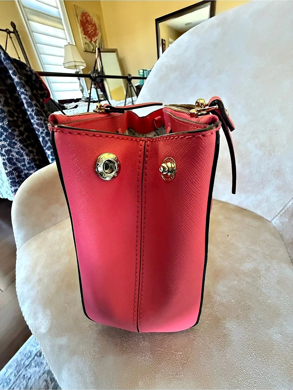 Kate Spade Mayfair Pink Tote Like New - Picture 7 of 12